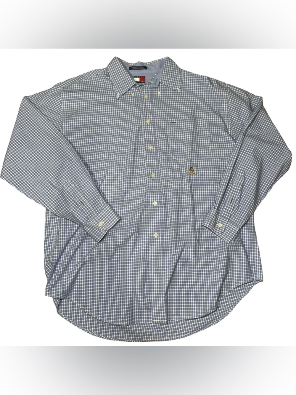 Classic vintage Tommy Hilfiger long sleeve button up shirt